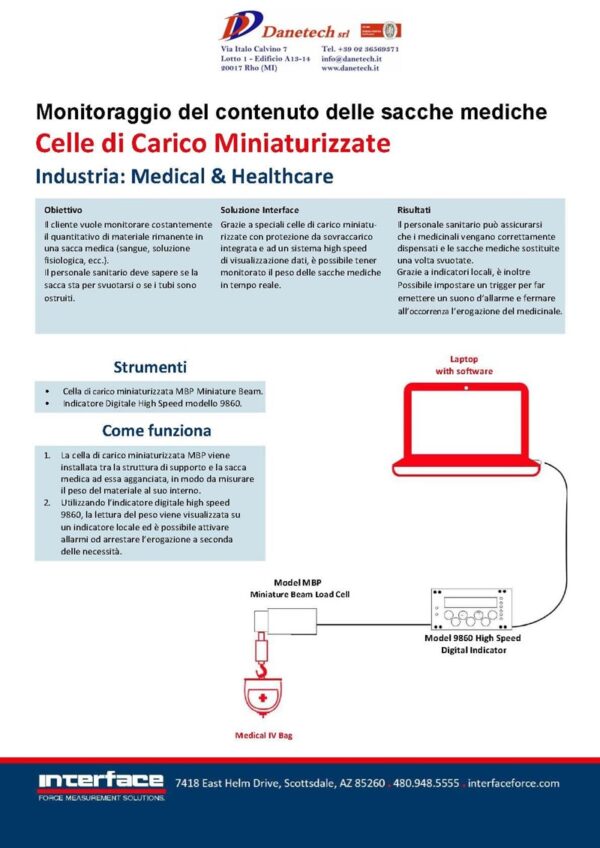 Application note 3 - sacche medicali